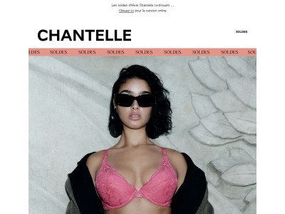 SOLDES | Vos coups de cœur Chantelle à prix doux