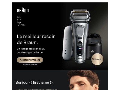 Le meilleur rasoir de Braun.