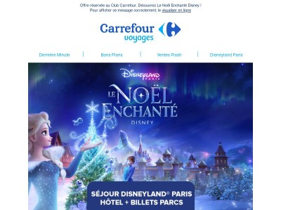 75 € crédités sur votre compte fidélité pour votre séjour à Disneyland® Paris