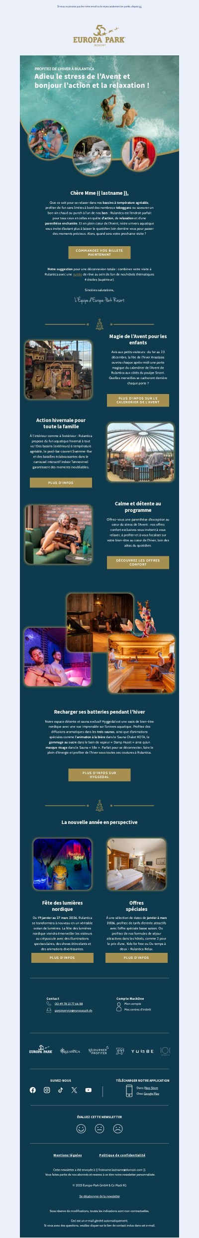 Offrez-vous une parenthèse loin du froid hivernal !