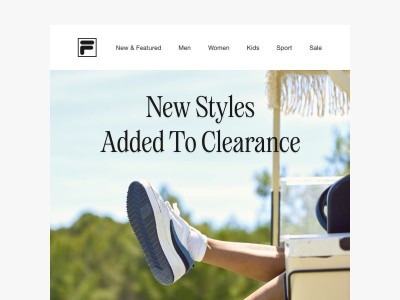 New Styles Added To Clearance