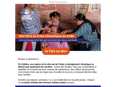 Crise climatique et migration, comment soutenir les victimes ?