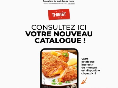 Votre nouveau catalogue quotidien magasin est arrivé !