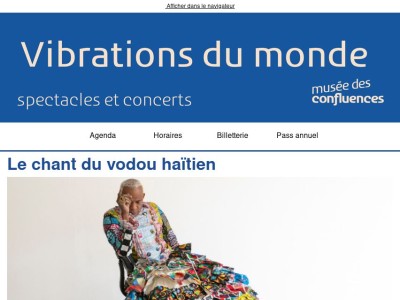 📅 L'agenda des spectacles et concerts Vibrations du monde !
