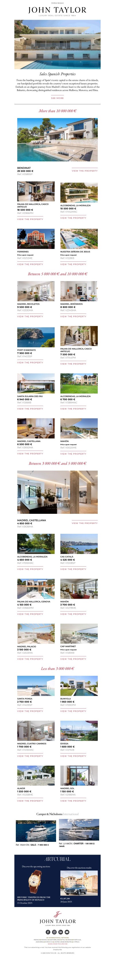 Discover our new selection of exclusive properties