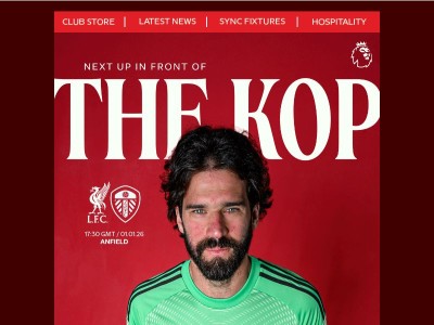 The Reds are welcoming in the New Year at Anfield!