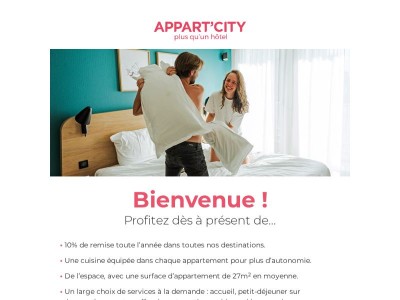 🥰 , bienvenue chez Appart'City !