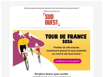 Plus que quelques heures : débloquez votre accès 100% gratuit 🔓