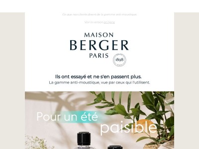 Notre solution pour un été sans piqûres !