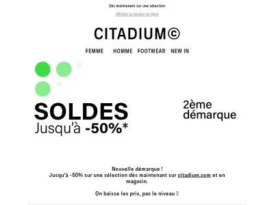 SOLDES : Nouvelle démarque🔥 Jusqu'à -50%