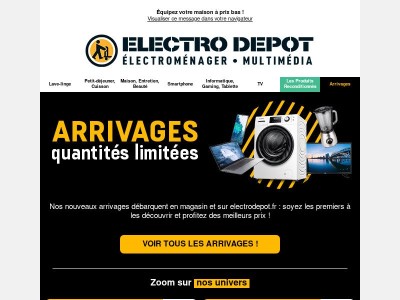 Nouveaux arrivages : soyez les premiers à en profiter ! 🚀