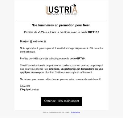 Offrez le cadeau de Noël parfait avec -10%