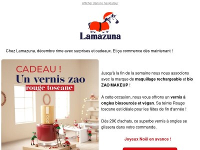 🎁 Un cadeau se glisse dans votre commande