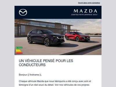 Votre prochaine Mazda vous attend. Découvrez-en davantage à ce sujet.