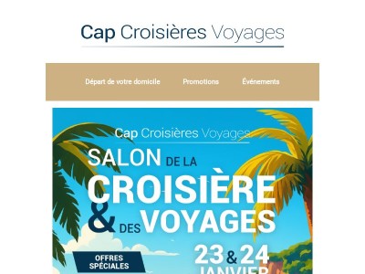 SALON DE LA CROISIERES ET DES VOYAGES 2026 🌍