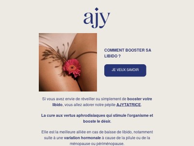 Libido en baisse ? On a une solution.