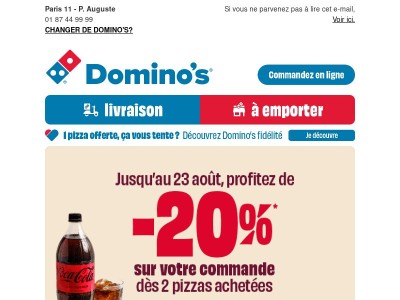 😏 La faim du mois passe mieux avec -20% !
