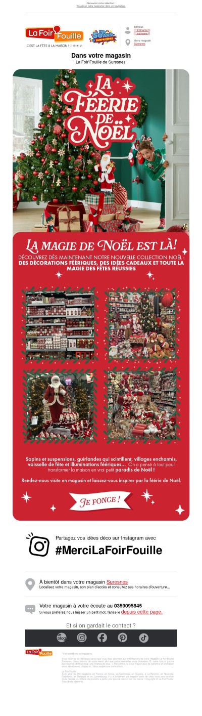 La magie de Noël commence aujourd'hui !