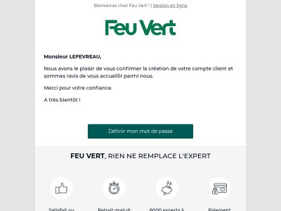 Votre compte a bien été créé