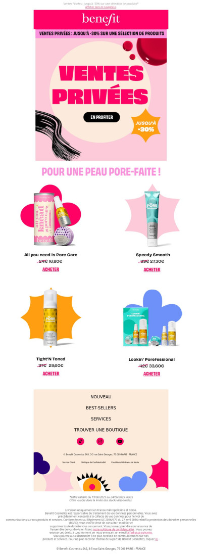 Derniers jours : jusqu'à -30% sur une sélection de produits !