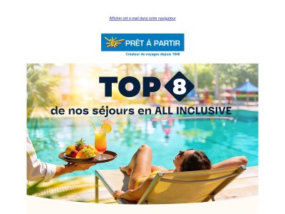 Découvrez notre top séjours all inclusive 🏝️