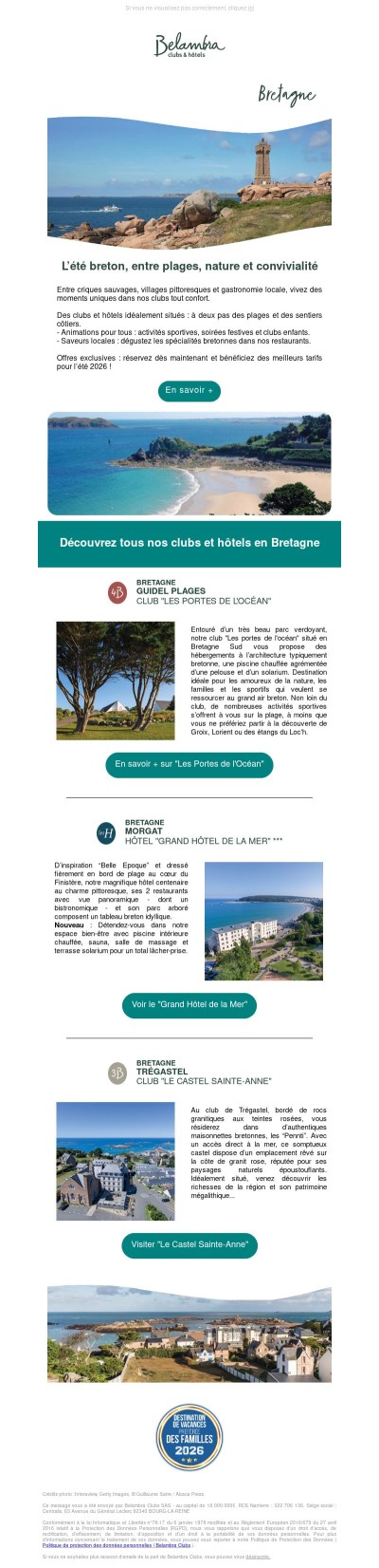 Cet été, offrez-vous une parenthèse iodée au cœur de la Bretagne !