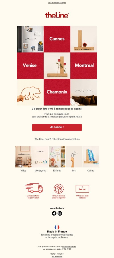 J-8 pour être livré avant les fêtes  