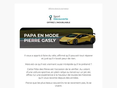🔥 De l’adrénaline pour Papa