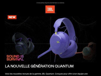 NOUVEAU : casques JBL Quantum