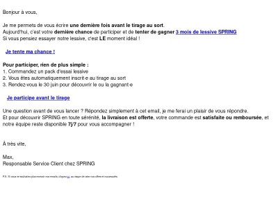 Dernier jours 🎁 3 mois de lessive à gagner