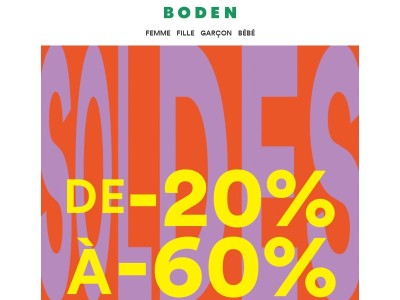 Soldes de -20% à -60% : c'est parti !