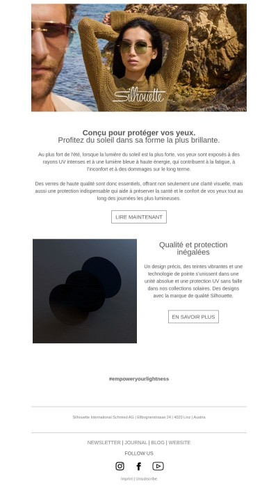 Cet été, donnez à vos yeux la protection qu’ils méritent.