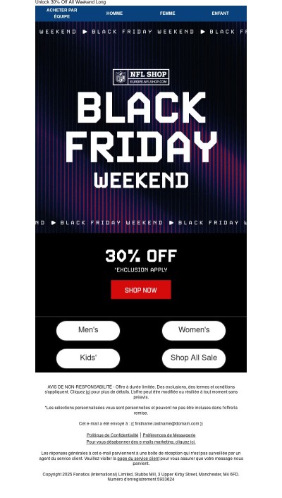 Shop the Black Friday Weekend Drop