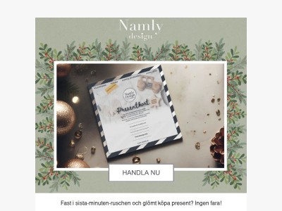 Glömt presenten? Våra presentkort räddar dig 🎁