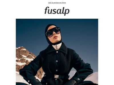 Confirmation d’inscription à la newsletter Fusalp