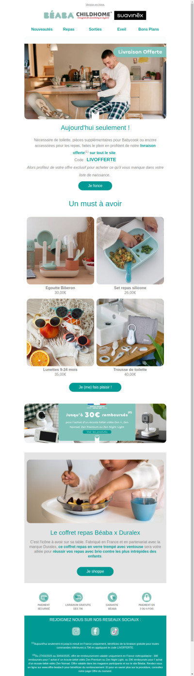 🌸 Livraison offerte aujourd'hui seulement