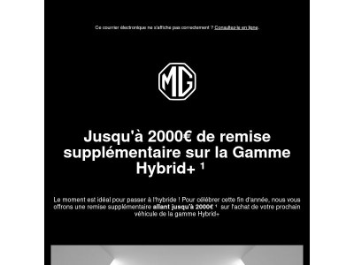 Votre cadeau de Noël avant l'heure : les Hybrid+ à prix exceptionnel.