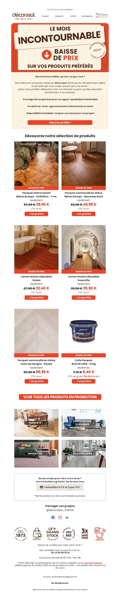 😱 Octobre : le mois incontournable !