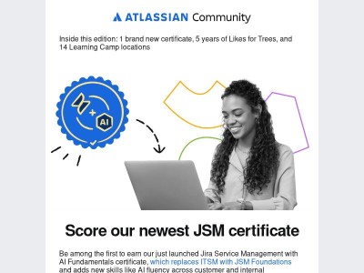 👀 New certificate: JSM with AI Fundamentals