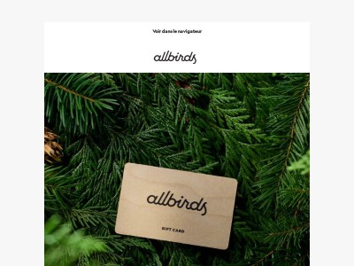 25% sur les cartes-cadeaux✨