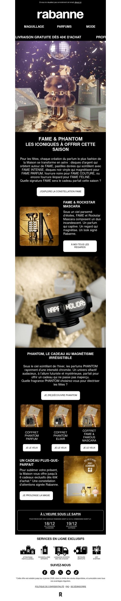 FAME & PHANTOM, pour un cadeau des plus iconiques
