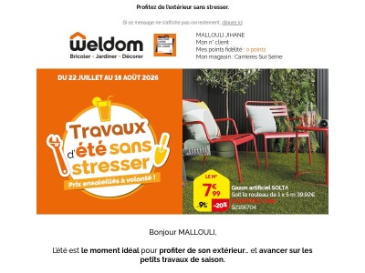 Nouveau catalogue : vos travaux d’été à prix ensoleillés ☀️