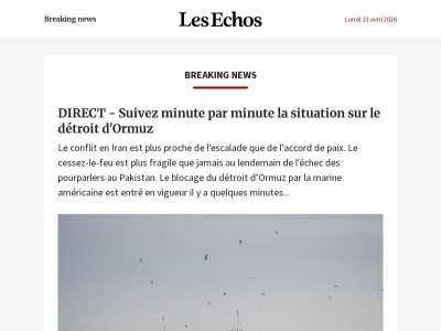 Ormuz : le blocus américain entre en vigueur