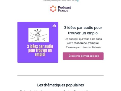 Vous recherchez un emploi ?