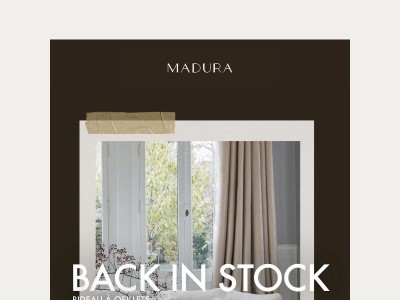 BACK IN STOCK | (Re)découvrez le rideau COCONUT thermique