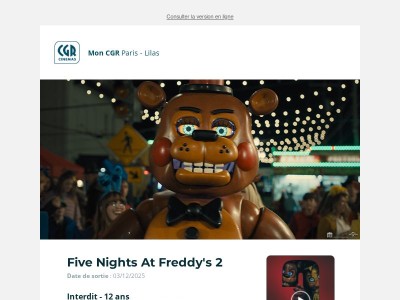 Découvrez Five Nights At Freddy's 2 🤖 🐻