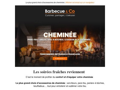 Tous les accessoires pour votre cheminée !