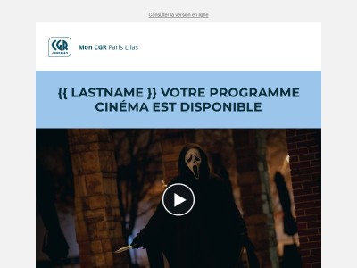 Découvrez la programmation de votre cinéma