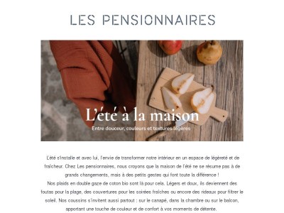 L’été à la maison  ☀️