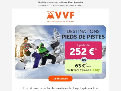 Cet hiver, chausse tes skis… dès la porte du VVF